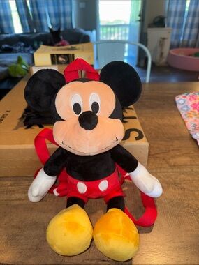Disney Mickey Mouse Plush Mini Backpack Kids Bag Bioworld